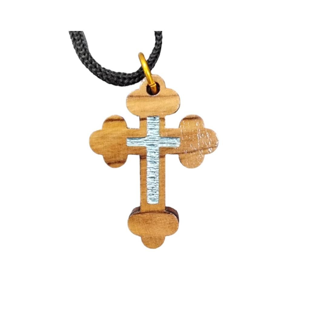 wooden cross necklace